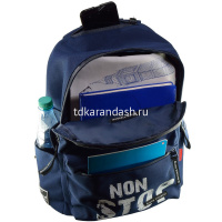 Рюкзак "Music" 40х30х17см, 600гр, 1 отделение, 3 кармана, синий 12-003/19 от магазина "Карандаш"