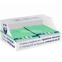 Тетрадь А5 12л клетка "Premium. Панда-Тетрадь" на скобе, 80 гр/кв.м. 12Т5A1_23630/065178 от магазина "Карандаш"