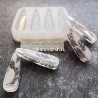 Молд силиконовый "Подвески" 70х65х15мм 4шт. МГ018 от магазина "Карандаш"