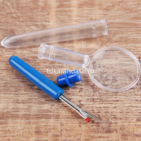 Набор инструментов для шитья (нитковдеватель, мини-лупа, вспарыватель) SGT-03 от магазина "Карандаш"