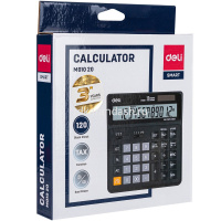 Калькулятор 12 разрядов 150х160,5х33мм черный EM01020 от магазина "Карандаш"