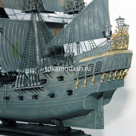 Модель "Черная жемчужина. Пиратский корабль Генри Моргана" 55см 895 деталей 9066 от магазина "Карандаш"
