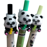 Ручка шариковая "Панда" 14,5см со спиннером, синяя, 3 вида Q&Q7517/11723-24 от магазина "Карандаш"