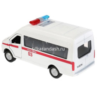 Картинка Машина "ГАЗель Next. Скорая помощь" белая, инерционная, металл 12см (открывающиеся двери) от магазина "Карандаш" Машина "ГАЗель Next. Скорая помощь" белая, инерционная, металл 12см (открывающиеся двери) от магазина "Карандаш"