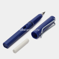 Карандаш вечный чернографитный с ластиком, корпус синий l-140мм, d-12мм 11765-24 от магазина "Карандаш"
