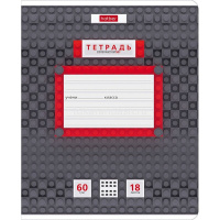 Тетрадь А5 18л клетка "Конструктор" на скобе 5 дизайнов 18Т5тВ1/067616 от магазина "Карандаш"