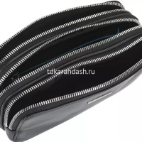 Клатч мужской "Blue Square" 19.5x10x6,5см 3 отделения, натуральная кожа, черный AC2141B2/N от магазина "Карандаш"