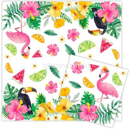 Салфетки "Summer Time" 33х33см 20шт F