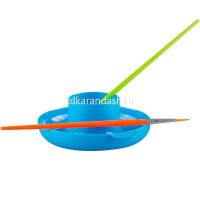 Стакан-непроливайка "Keyroad" 12,5x11x4см пластик, с палитрой KR971830 от магазина "Карандаш"