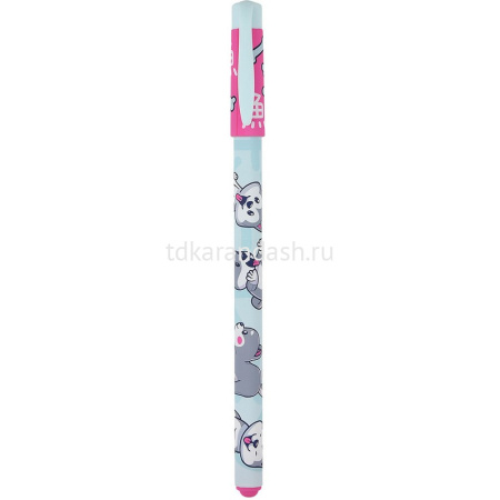 Ручка шариковая "HappyWrite. Kawaii animals. Щеночек" 0,5мм синяя 20-0215/57 от магазина "Карандаш"