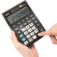 Калькулятор 12 разрядов 145х104,5х27,4мм черный E1238black от магазина "Карандаш"