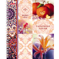Тетрадь А5 96л клетка "Чудесные краски Boho Chic" на спирали 96Т5В1гр/042666 от магазина "Карандаш"