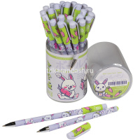 Ручка шариковая "HappyWrite. Kawaii animals. Зайчик" 0,5мм синяя 20-0215/59 от магазина "Карандаш"