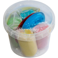 Набор глины для лепки 4 цветов 270гр. с формочками 2шт. 31С 2072-08 от магазина "Карандаш"