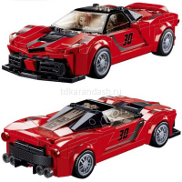 Конструктор "Гоночная машина" 262 детали 38х23,7х7см пластик JB0913213 от магазина "Карандаш"