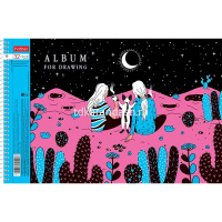 Альбом для рисования А4 32л "Дотянуться до небес" на спирали, перфорация на отрыв, 5 дизайнов от магазина "Карандаш"