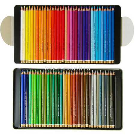 Карандаши 72 цвета "Polycolor" шестигранные дерево, металл 3827 от магазина "Карандаш"