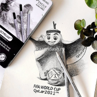 Набор карандашей чернографитных 12шт (8B-2H) металлическая упаковка 44053 от магазина "Карандаш"