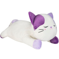 Ленивый кот 22см бело-фиолетовый KSO1 от магазина "Карандаш"