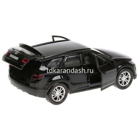 Машина "Hyundai Santafe" черная, инерционная, металл 12см (открывающиеся двери) SANTAFE-BK от магазина "Карандаш"