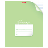 Тетрадь А5 12л узкая линия "С уголком" на скобе 12Т5В7/053401 от магазина "Карандаш"