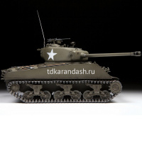Модель "Американский средний танк Шерман с 76-мм пушкой М4А3" 17см 322 детали 3676 от магазина "Карандаш"