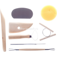 Набор инструментов для моделирования 8шт. металл/дерево MB2433 от магазина "Карандаш"