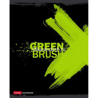 Тетрадь А5 96л клетка "Взмах кистью" на скобе выборочный лак 5 дизайнов 080271 от магазина "Карандаш"