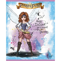 Тетрадь А5 18л клетка "Феи" на скобе 5 дизайнов 18Т5В1/063101 от магазина "Карандаш"