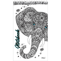 Блокнот А5 60л "DOODLE ART" линия, на спирали, жесткая подложка, пластик.обложка, 2 дизайна 050653 от магазина "Карандаш"