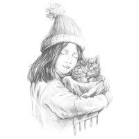 Набор для раскрашивания чернографитными карандашами "Скетч. Друг человека" А4 1 лист RPSB-0016 от магазина "Карандаш"