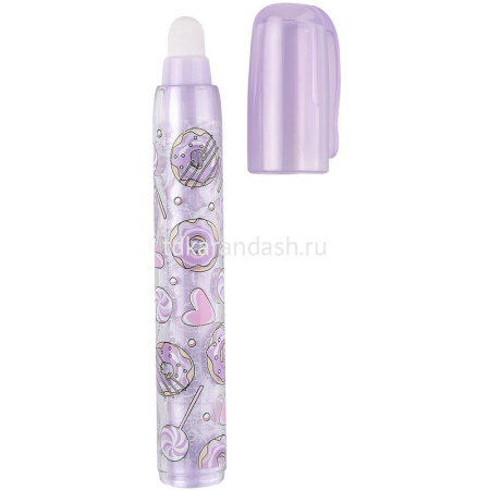 Ластик-карандаш "Сладкое настроение" 215х19мм со сменными насадками, 3 цвета копуса 42-0065 от магазина "Карандаш"