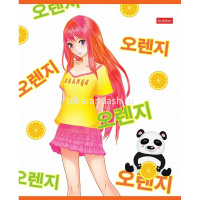 Тетрадь А5 48л клетка "Девочки-апельсинки" на скобе 5 дизайнов 082606 от магазина "Карандаш"