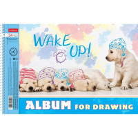 Альбом для рисования А4 24л "Меня зовут Гав" на спирали, перфорация на отрыв, 5 дизайнов 062425 от магазина "Карандаш"