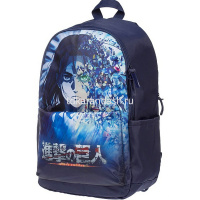 Рюкзак "Атака Титанов.Сезон 4" 45х32х15см, 450гр, 1 отделение, 3 кармана, темно-синий 085192 от магазина "Карандаш"
