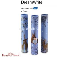 Ручка шариковая "DreamWrite. Олененок" 0,7мм синяя, в футляре, 3 вида 20-0264/02 от магазина "Карандаш"