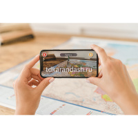 Карта России Политико-административная 1:8,5М 101х70см с ламинацией КН034 от магазина "Карандаш"