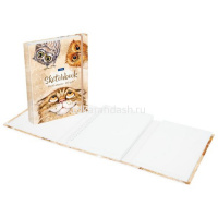 Скетчбук А5 14,5х21см 80-50л 100г/м2 "Верь в себя!" на закрытом гребне, на резинке, твер.обложка от магазина "Карандаш"