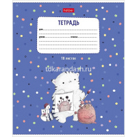 Тетрадь А5 18л линия "Приключения кота Пирожка" на скобе 5 дизайнов 18Т5В2/080118 от магазина "Карандаш"