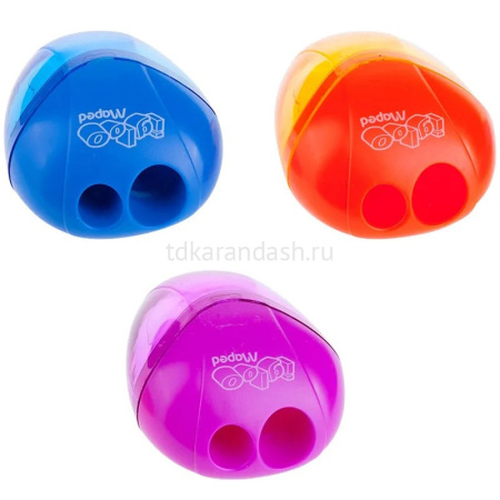 Точилка 2 отв. "I-Gloo" с контейнером, пластик, цвет ассорти 534756 от магазина "Карандаш"