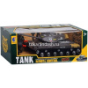 Танк р/у "Застава" 28,5х11см серый с аккумулятором, пластик (свет, звук) KQX-555A от магазина "Карандаш"