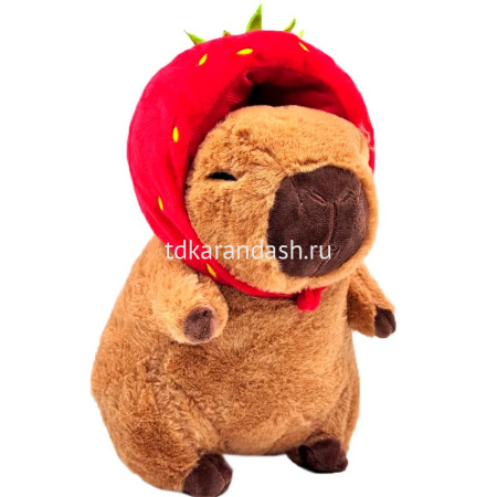 Капибара в шапке 32см XM24657