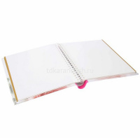 Фотоальбом магнитный 20 листов 24х15см "Цветы" 25х19х2,5см 4 вида XC2387 от магазина "Карандаш"