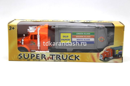 Грузовик "Super truck" инерционный, пластик 18х5х6см 1024609/336-25