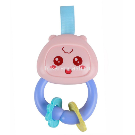 Коврик развивающий 47х36х9см розовый, текстиль/пластик (свет, звук) JB0333576 от магазина "Карандаш"