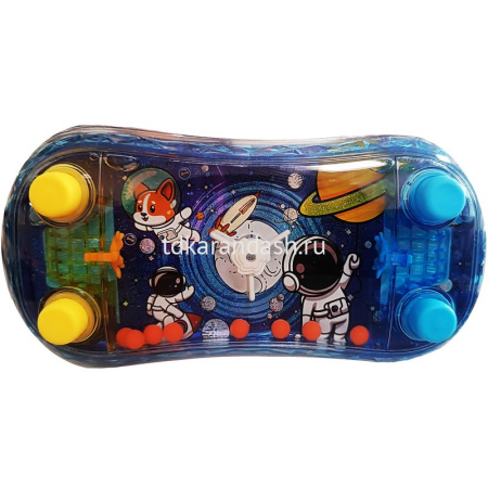 Игра водная "Пинбол. Космический футбол" 4 кнопки 18х9см 3 вида 10978-24 от магазина "Карандаш"