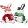 Заяц с шарфом 23см 5 цветов WT2576 от магазина "Карандаш"