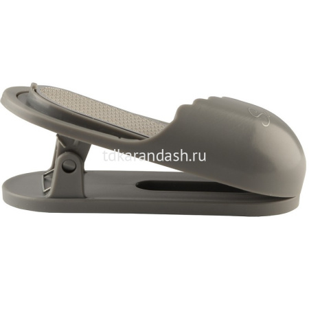 Точилка-наждак для графики 9,5х3,8см серая, с зажимом Сонет 94412379 от магазина "Карандаш"