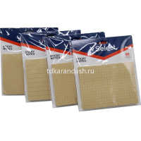 Клейкая бумага 76х101мм 80л крафт для заметок, 4 вида линовки VS195833 от магазина "Карандаш"