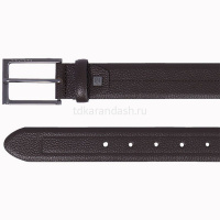 Ремень мужской 3,5см х 1,25м натуральная кожа, темно-коричневый "Carl" CU6326S129/TM от магазина "Карандаш"